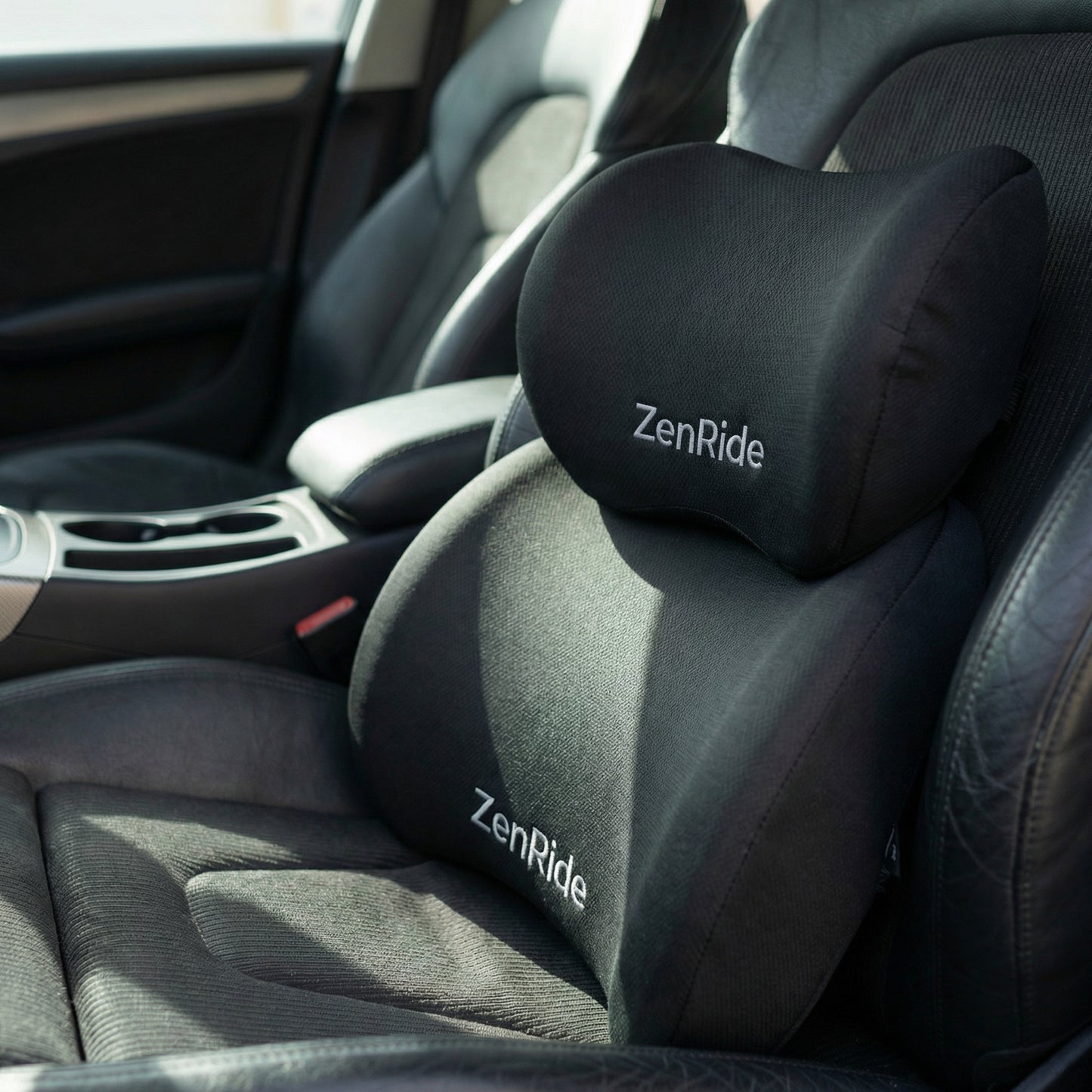 ZenRide™- Almohada PREMIUM lumbar y cervical coche