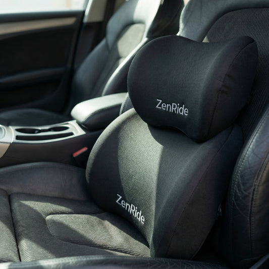 ZenRide™- Almohada PREMIUM lumbar y cervical coche